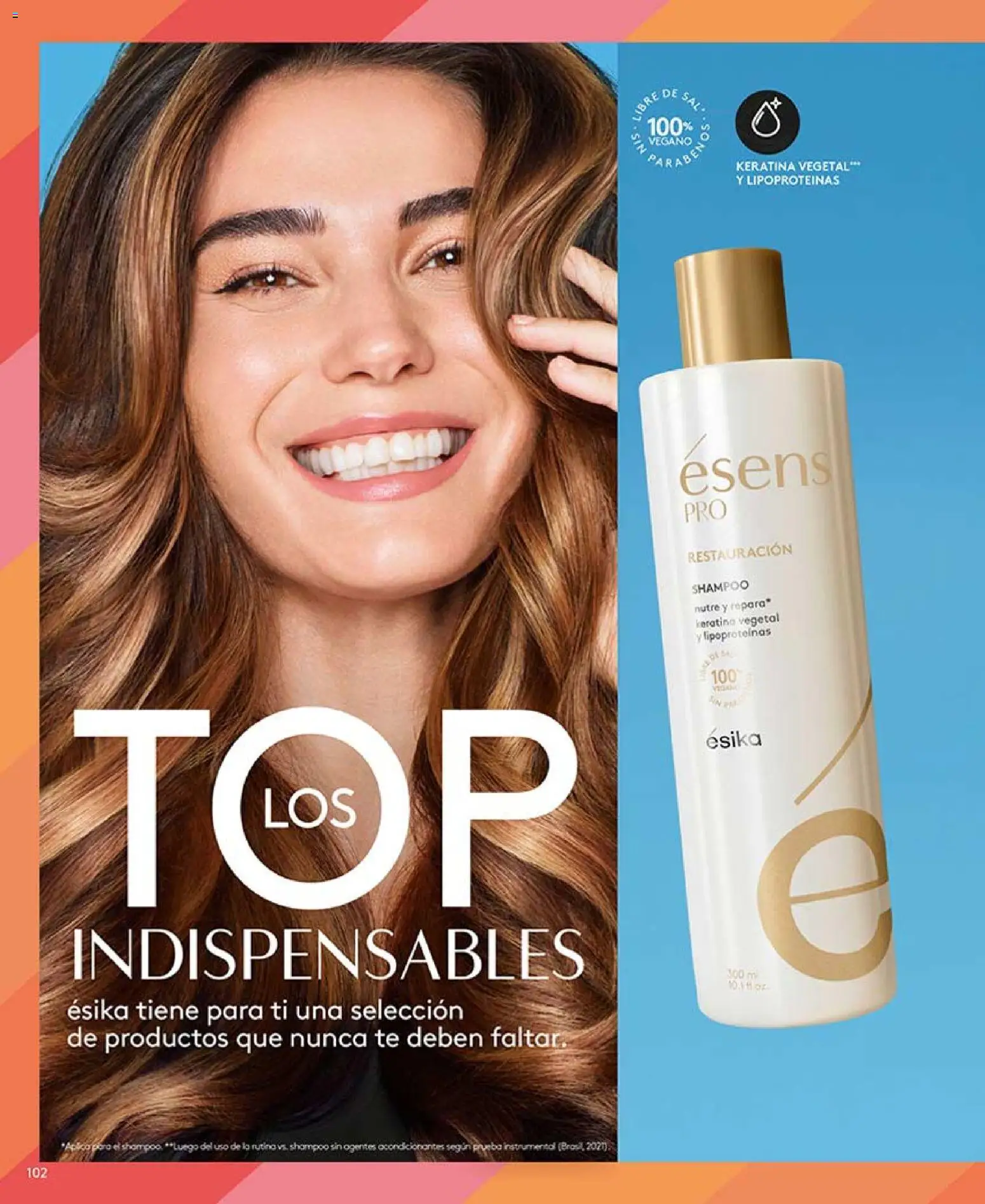 Ésika revista - valida desde el 13.03.2026 | Página: 102 | Productos: Té, Shampoo