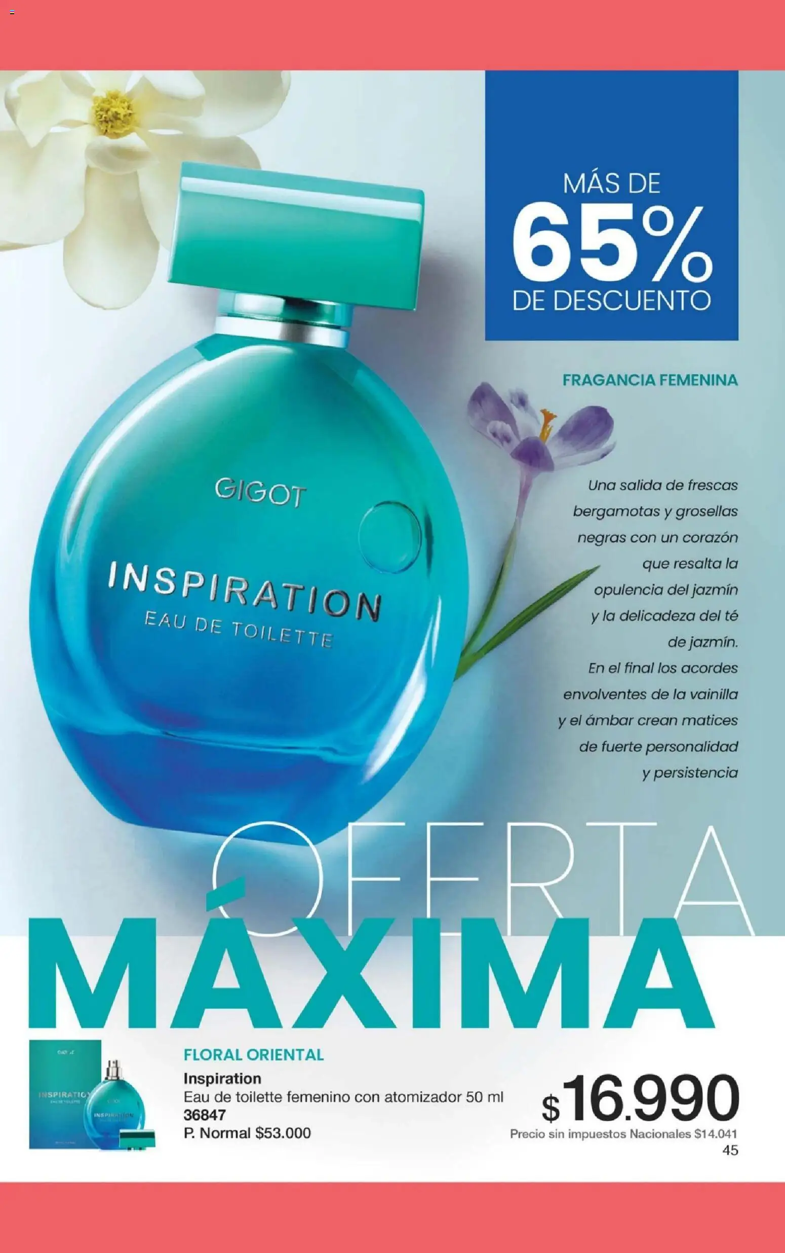 Gigot - CAMPAÑA 13 │ válido desde el 23/08/2026 | Página: 65 | Productos: Vainilla, Fragancia, Eau de toilette, Té