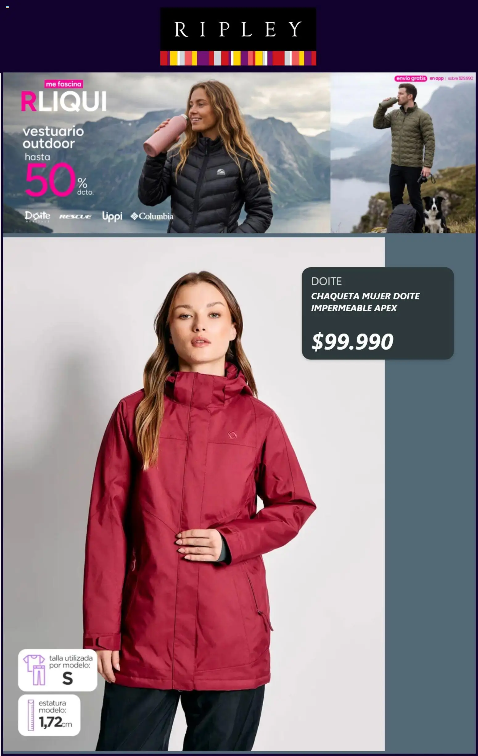 Ripley Ofertas │ válido desde el 19.07.2026 | Página: 7 | Productos: Sobre, Chaqueta