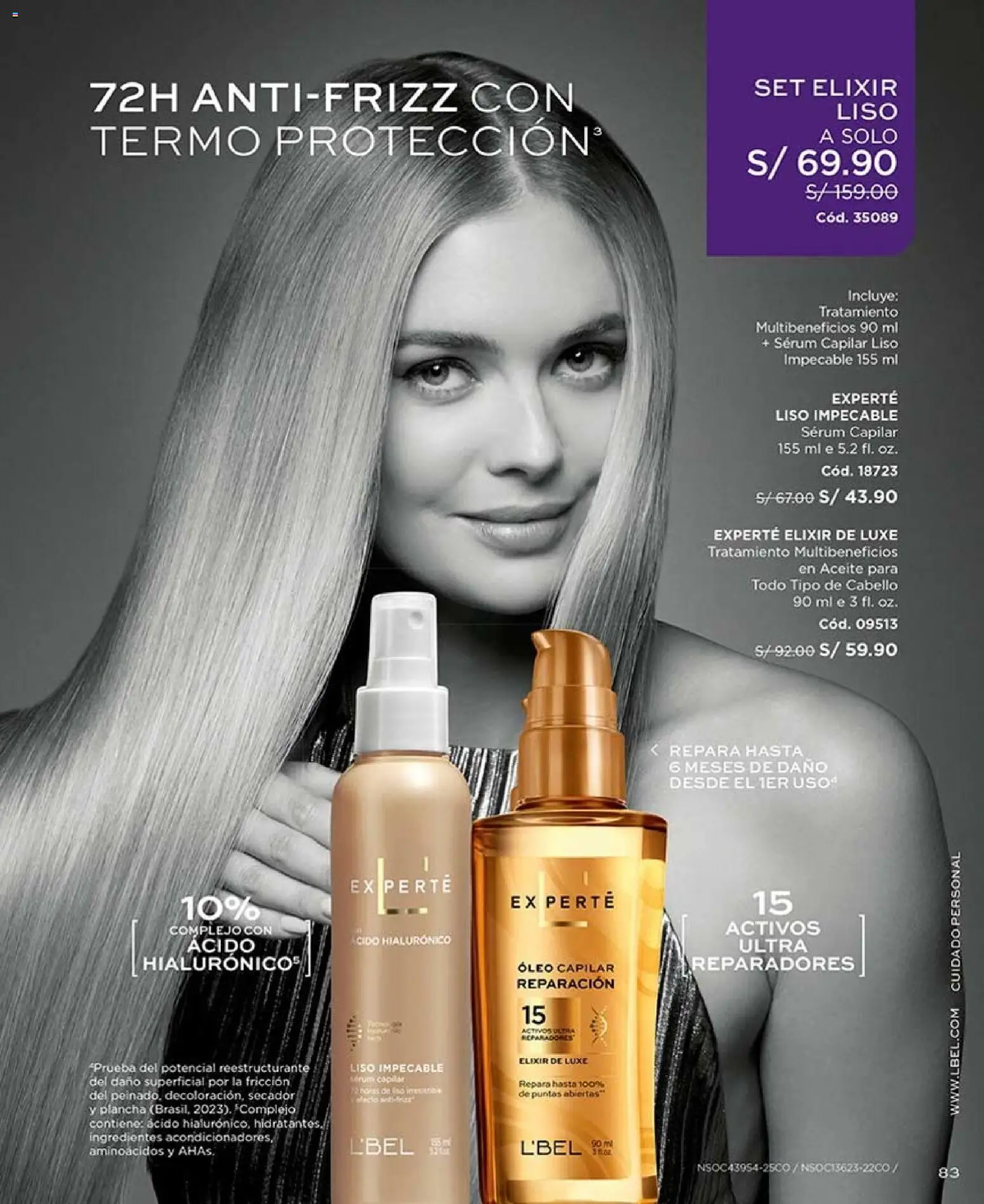 Catálogo L'Bel válido desde 20/06/2026 | Página: 83 | Productos: Aceite