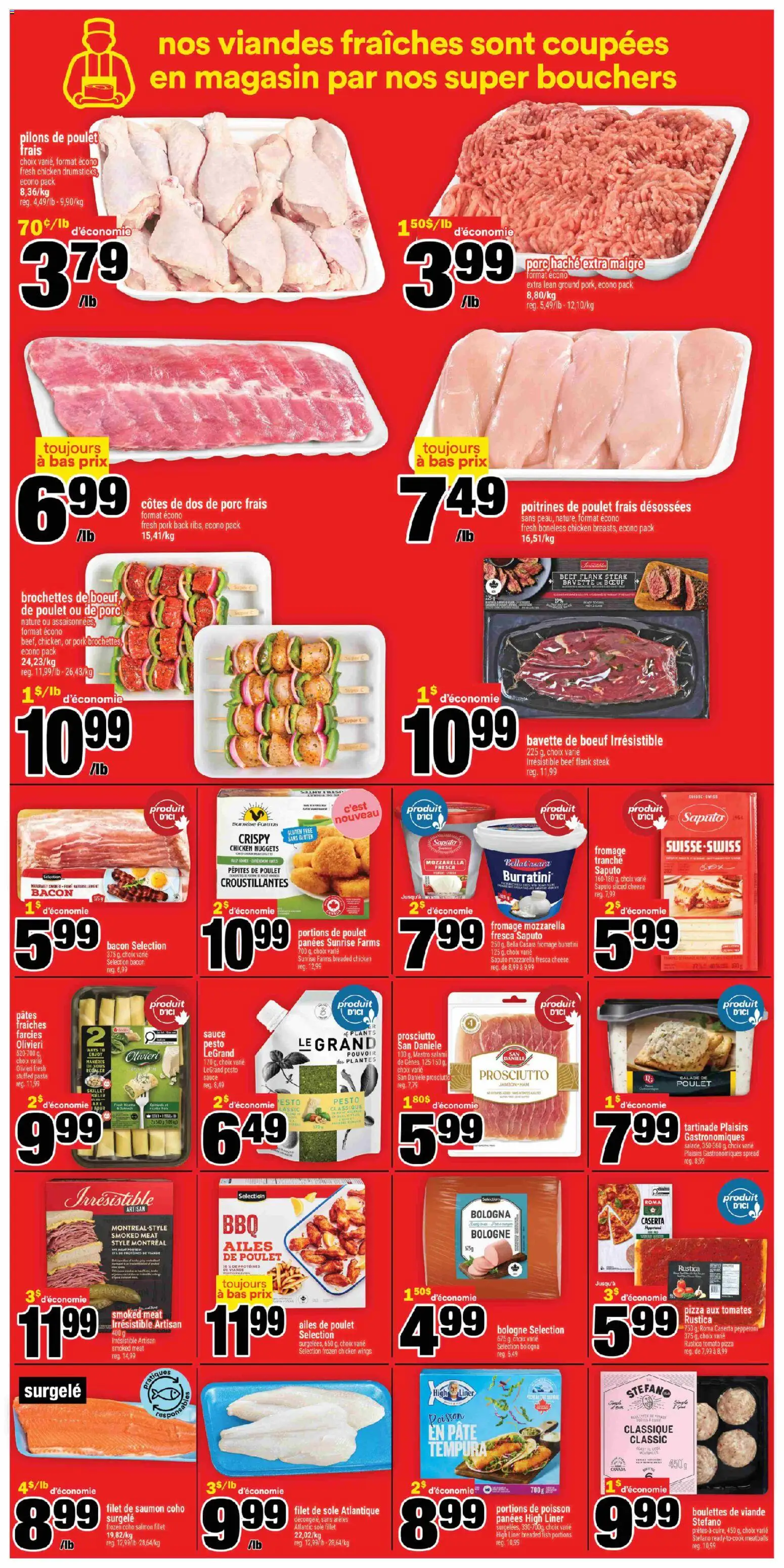 Super C flyer valid from 18.06.2026 | Page: 5 | Products: Pasta, Chicken wings, Chicken, Pork