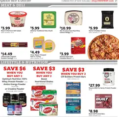 Preview of Fareway weekly ads valid from 09/07/2026 | Page: 21 | Products: Goat cheese, Protein Powder, Salad, Cheddar cheese