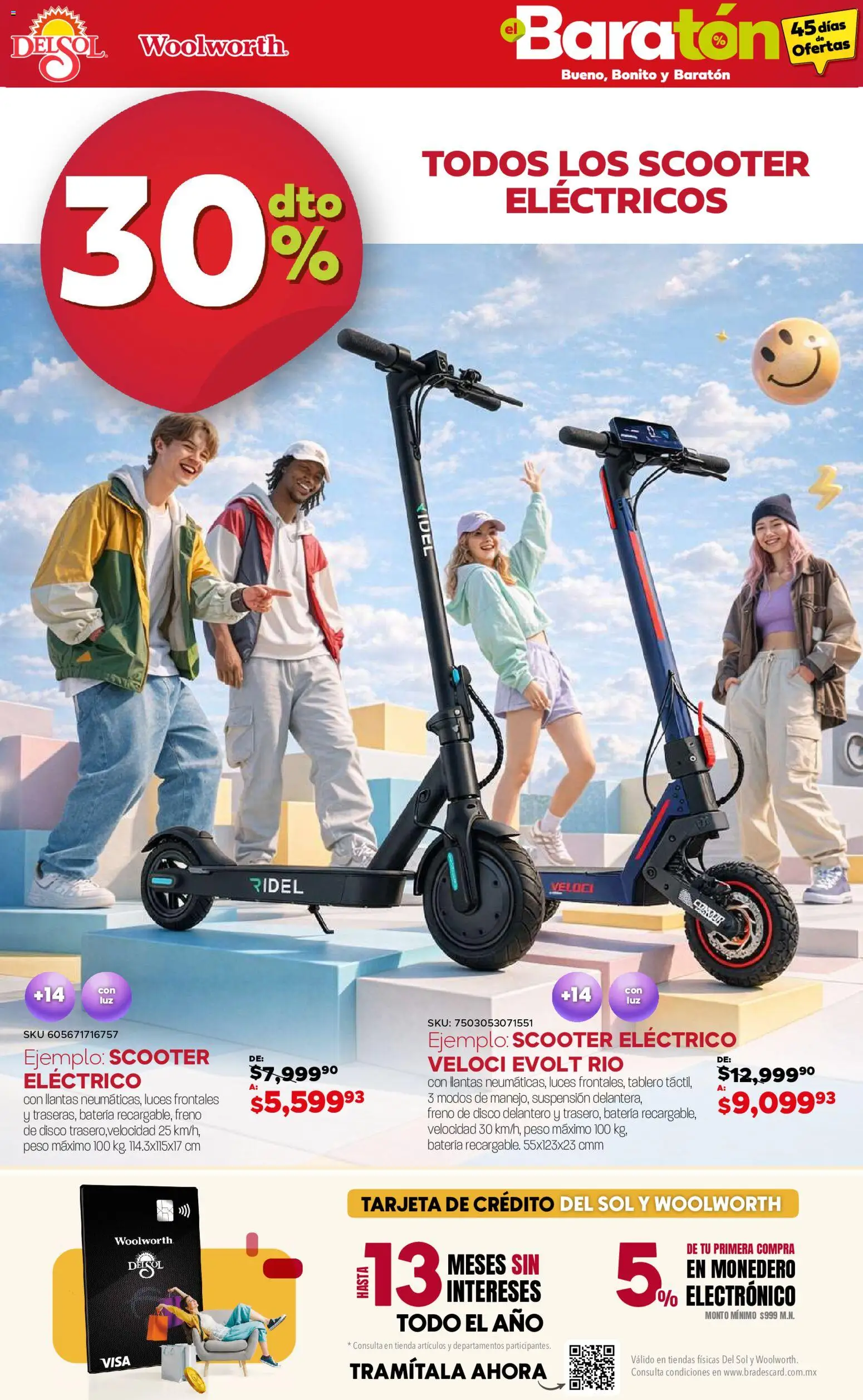 Nuevas ofertas de Del Sol y Woolworth válidas en toda la República Mexicana desde el 23/07/2026. ¡Encuentra las mejores ofertas en Del Sol y Woolworth catálogo Bueno, Bonito y Baratón! | Página: 23