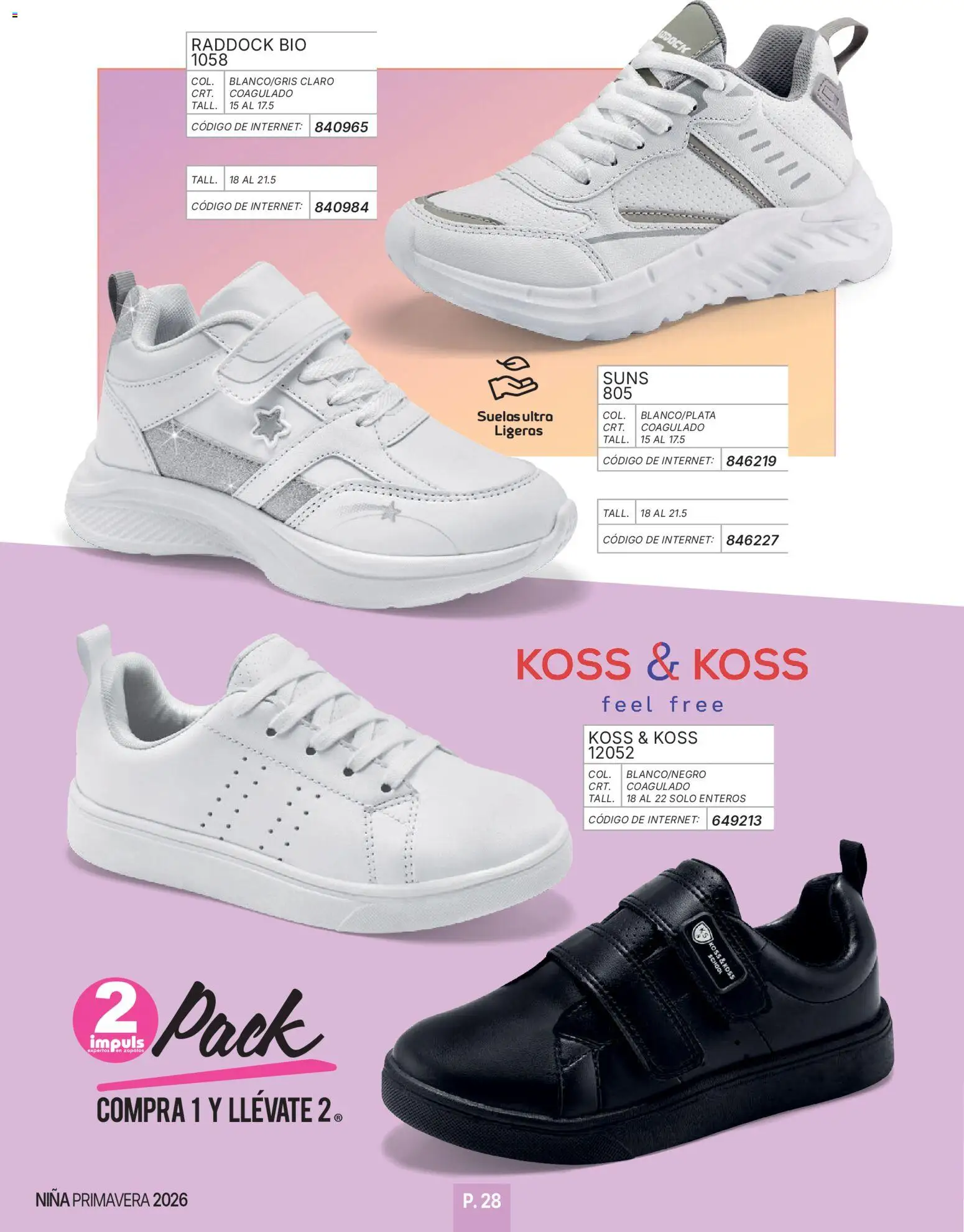 Nuevas ofertas de Impuls válidas en toda la República Mexicana desde el 01/01/2026. ¡Encuentra las mejores ofertas en Impuls catálogo Niña! | Página: 30