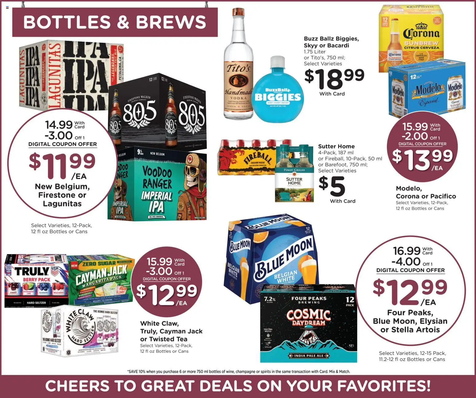 Fry's Food Weekly Ad - valid from 06/24/2026 | Page: 14 | Products: Juice, Tea, Vodka, Sugar