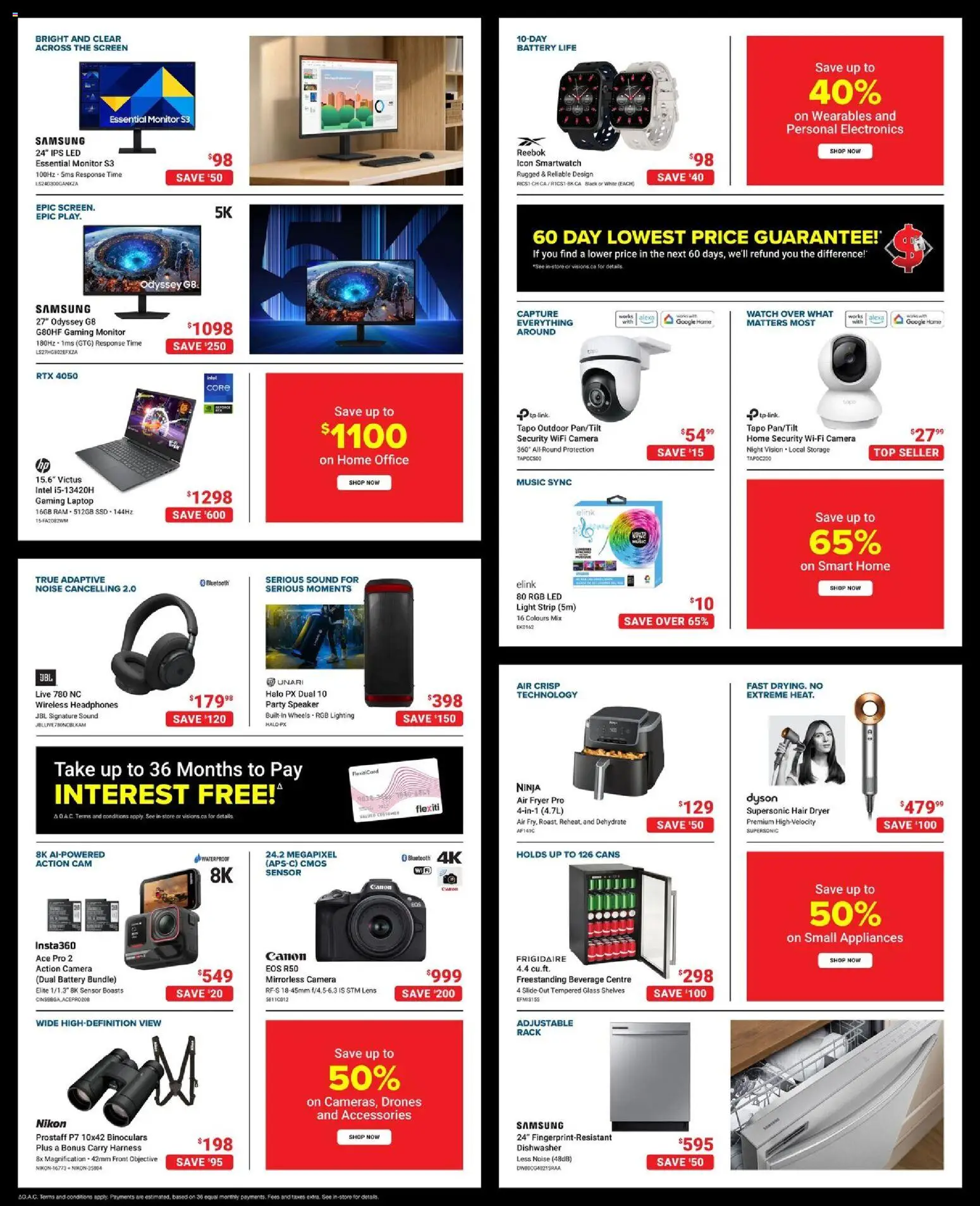 Visions flyer valid from Sep 18, 2026 | Page: 6 | Products: Watch, Headphones, Speaker, Fryer