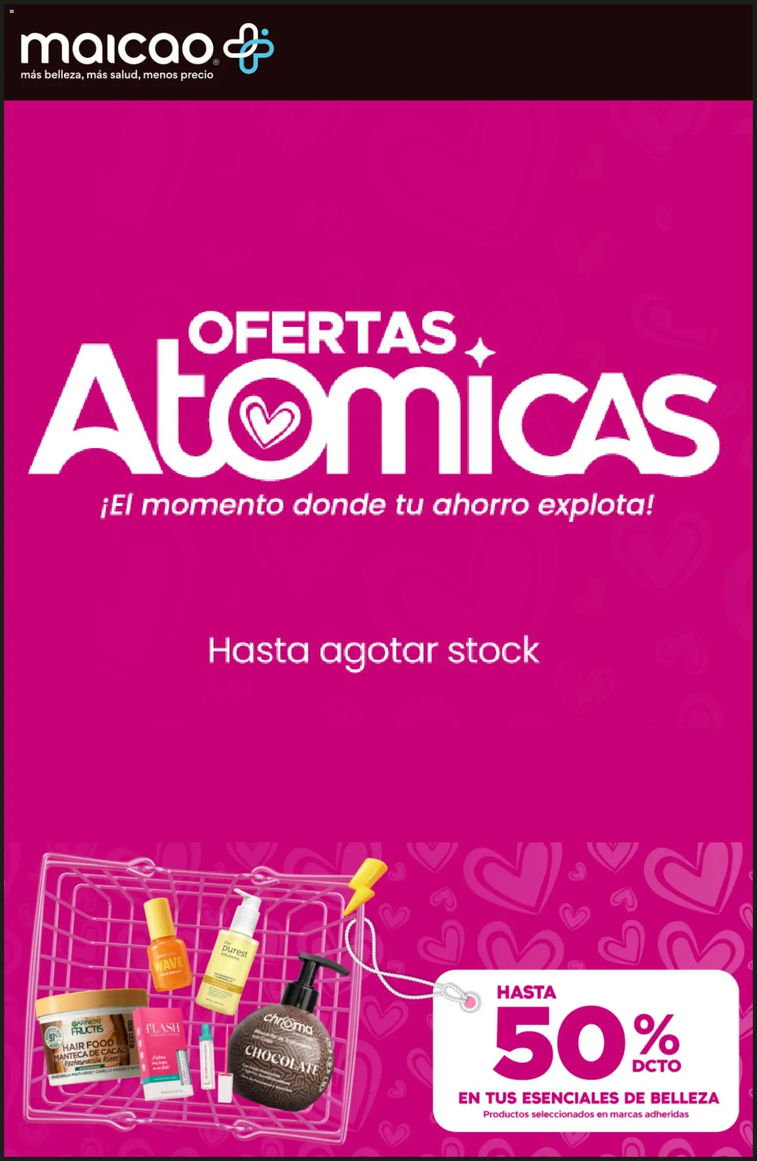 Maicao Ofertas │ válido desde el 05.08.2026 | Página: 1 | Productos: Cacao, Manteca, Chocolate, Manteca de cacao