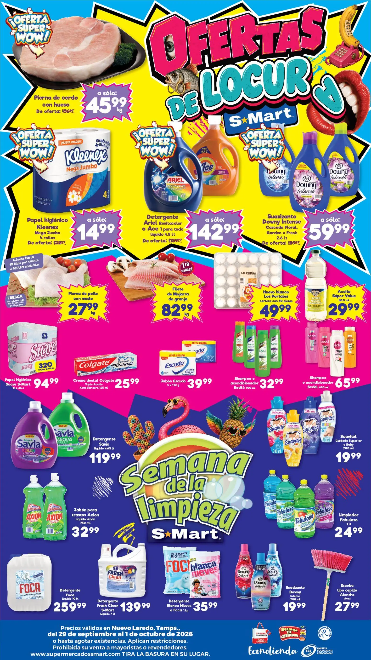 Nuevas ofertas de S-Mart válidas en toda la República Mexicana desde el 29/09/2026. ¡Encuentra las mejores ofertas en S-Mart folleto Nuevo Laredo! | Página: 2