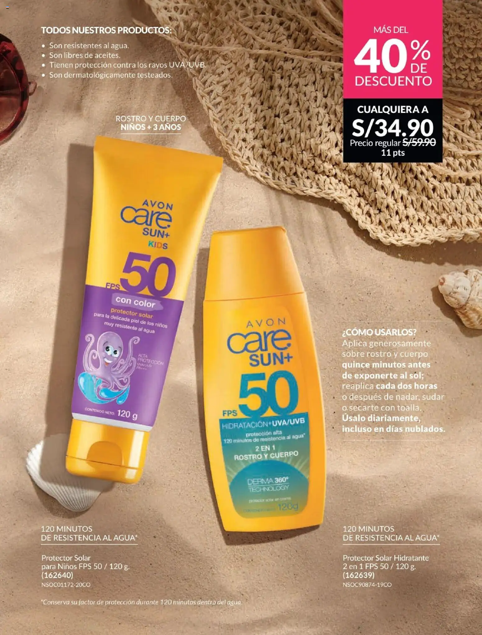 Catálogo Avon válido desde 06.05.2026 | Página: 155 | Productos: Protector solar