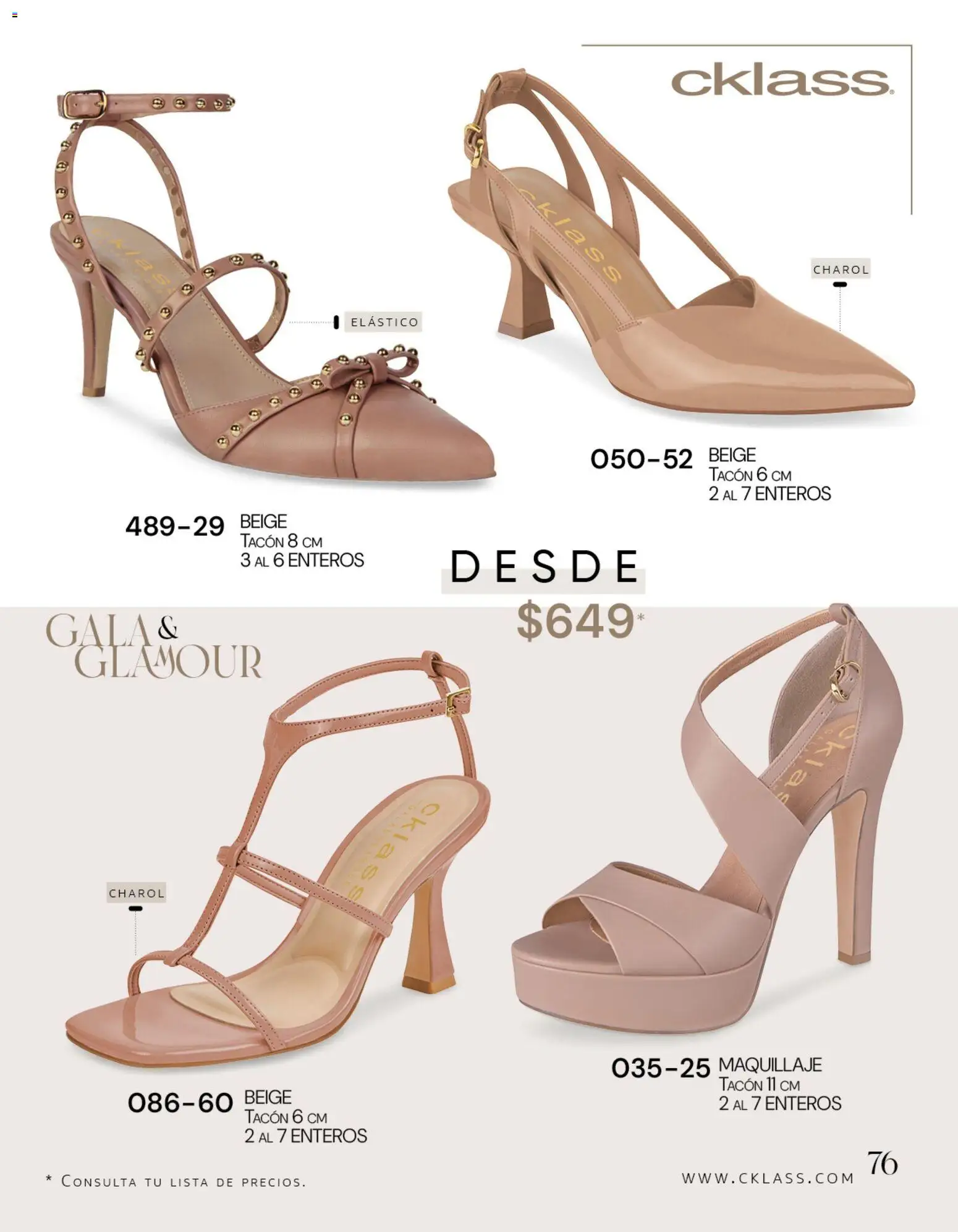 Nuevas ofertas de Cklass válidas en toda la República Mexicana desde el 08/07/2026. ¡Encuentra las mejores ofertas en Cklass catálogo Dama calzado! | Página: 85 | Productos: Maquillaje