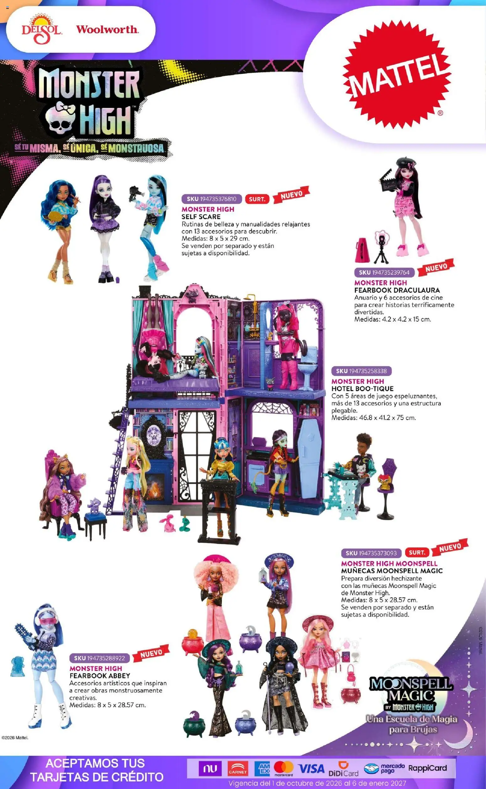 Nuevas ofertas de Del Sol y Woolworth válidas en toda la República Mexicana desde el 01/10/2026. ¡Encuentra las mejores ofertas en Del Sol y Woolworth catálogo El Castillo del Juguete! | Página: 61 | Productos: Juego