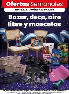 Vista previa Coto - Bazar, deco, aire libre y mascotas válido desde el 22/06/2026