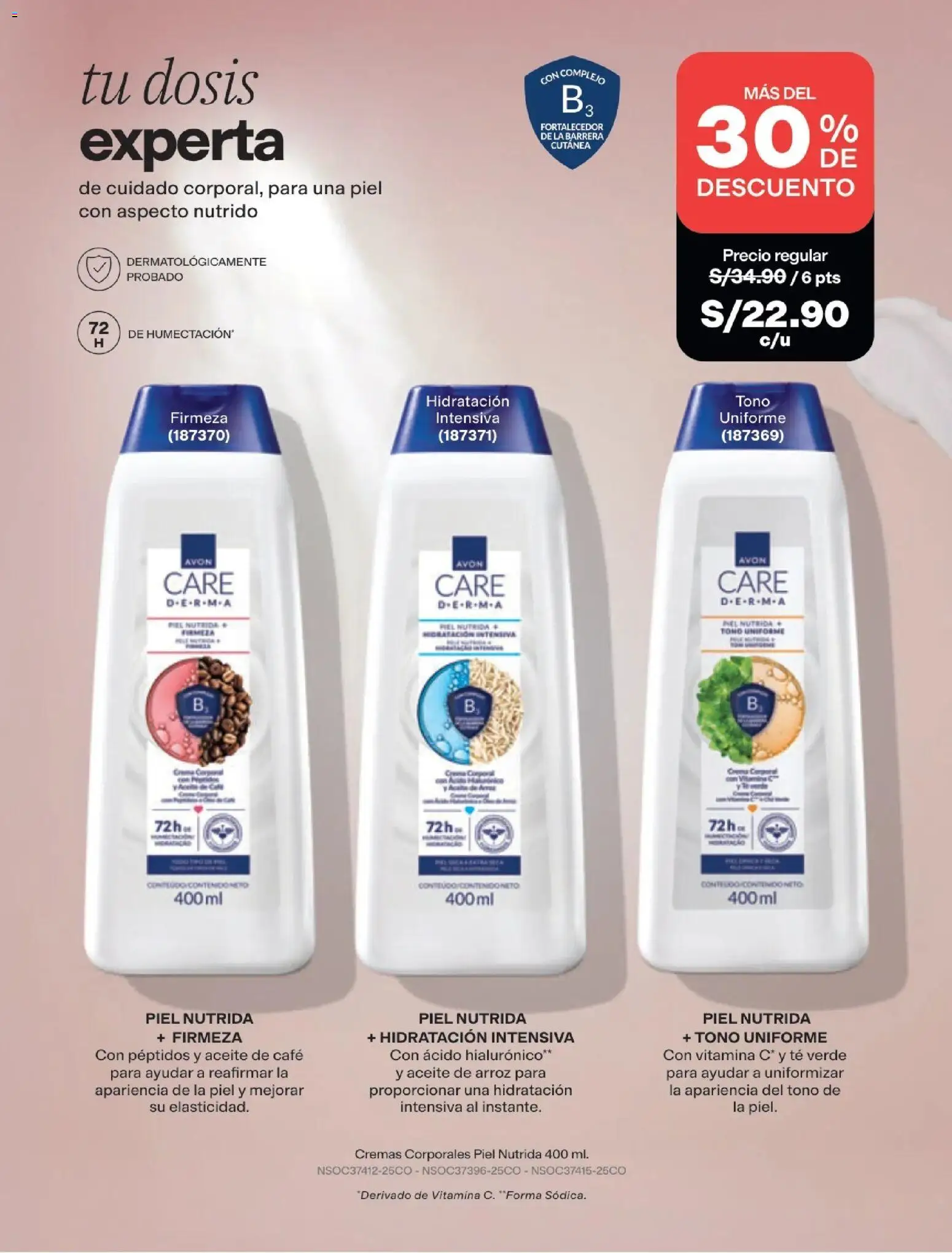 Catálogo Avon válido desde 15/09/2026 | Página: 138 | Productos: Aceite, Aceite de arroz, Crema, Té verde
