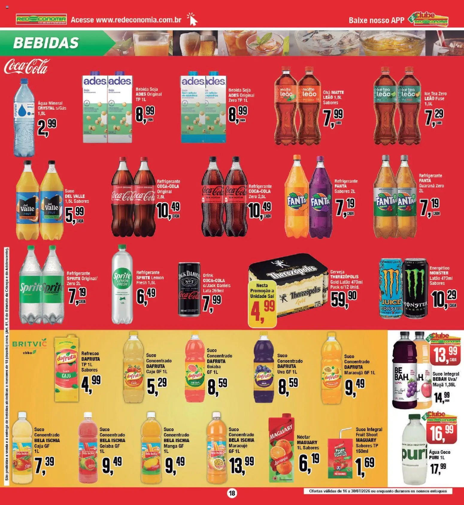RedEconomia Folheto - válido de 16/07/2026 | Página: 18