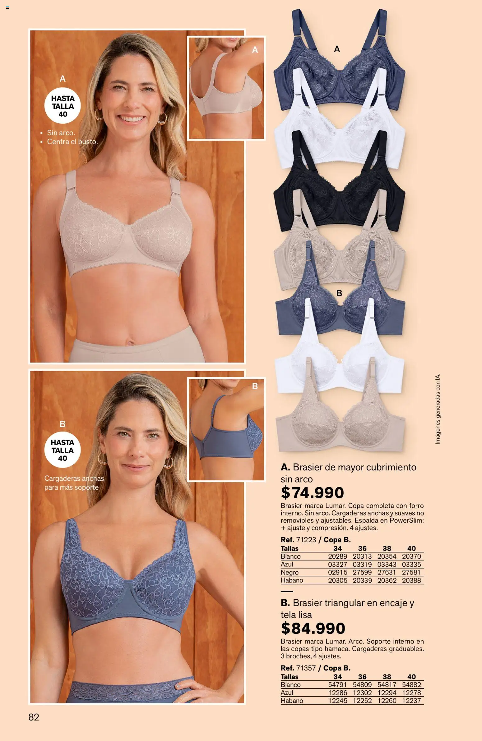 Leonisa revista - valida desde el 24/08/2026 | Página: 82 | Productos: Brasier