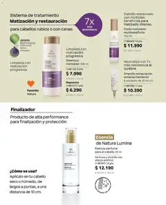 Natura catálogo válido desde el 15.09.2026 | Página: 129 | Productos: Brillo, Ampolla, Perfume, Shampoo