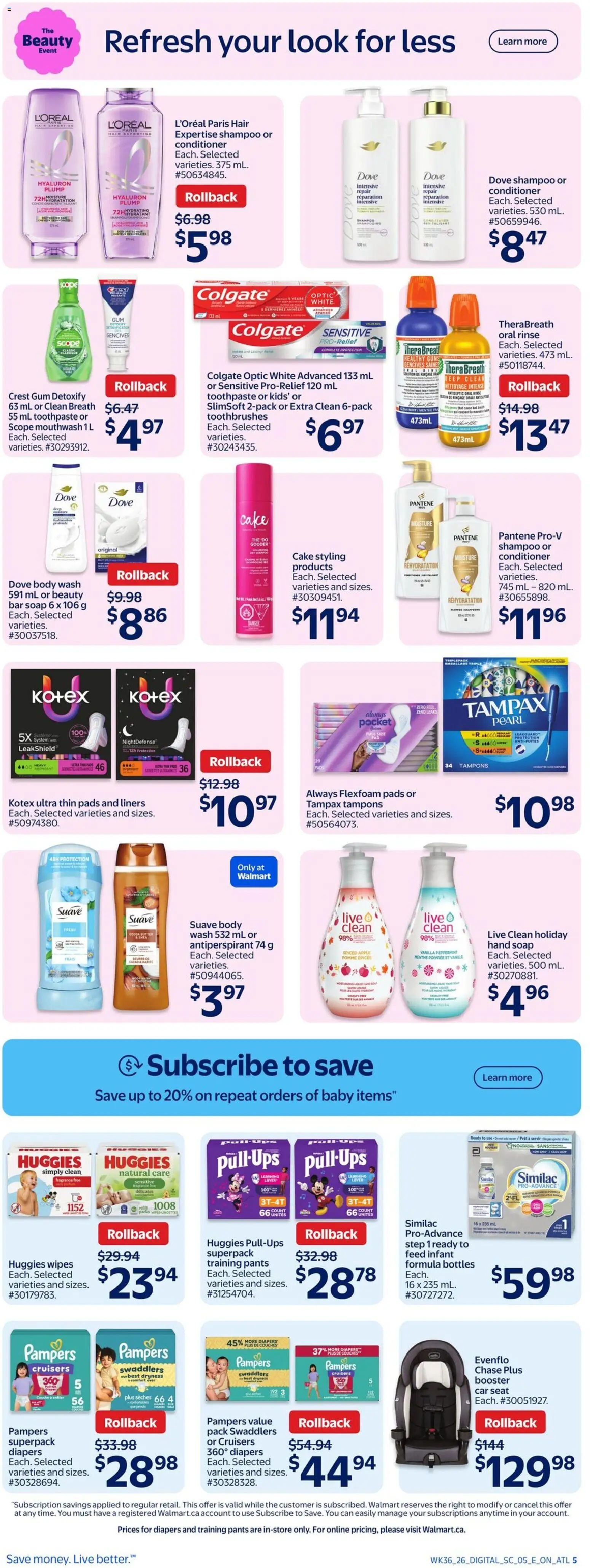 Walmart flyer valid from Oct 1, 2026 | Page: 16