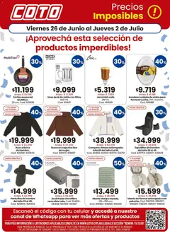 Vista previa Coto - Renova Productos válido desde el 26/06/2026