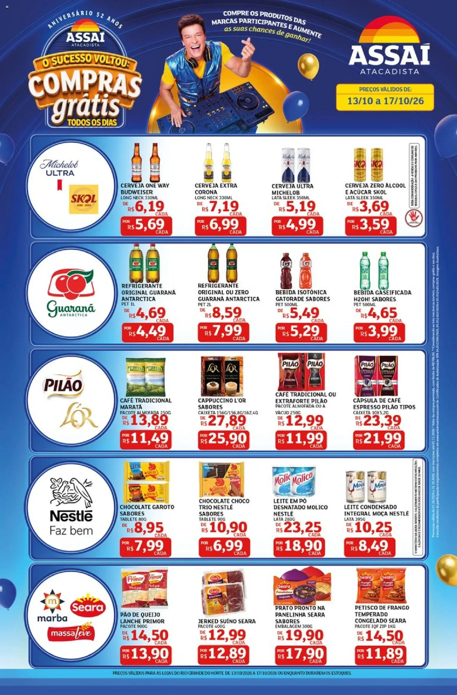 Assaí Atacadista Folheto - válido de 13/10/2026 | Página: 1