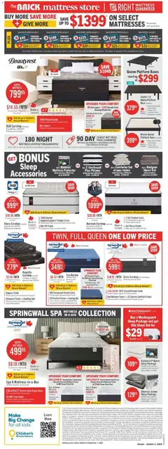 Preview of The Brick weekly flyer / circulaire from shop The Brick valid from Sep 29, 2026 | Page: 15