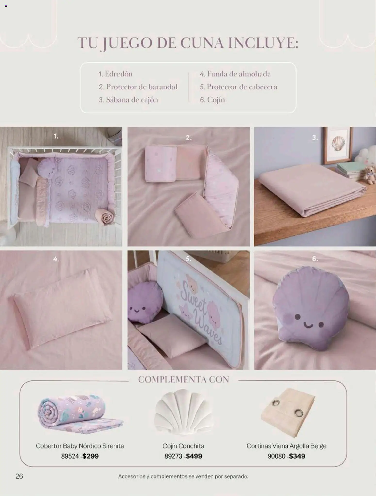 Nuevas ofertas de Vianney válidas en toda la República Mexicana desde el 17/08/2026. ¡Encuentra las mejores ofertas en Vianney catálogo Bebé! | Página: 28 | Productos: Cabecera, Funda, Cuna, Cortinas