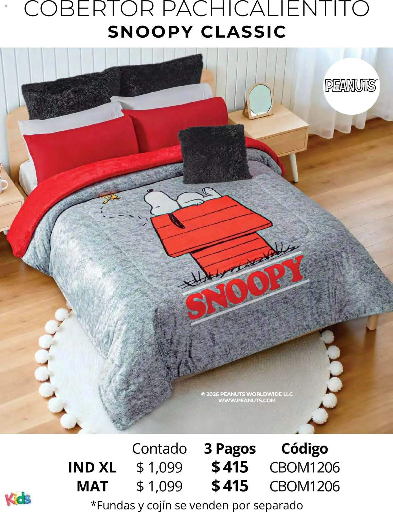 Nuevas ofertas de Colchas Concord válidas en toda la República Mexicana desde el 01.05.2026. ¡Encuentra las mejores ofertas en Colchas Concord catálogo Kids! | Página: 73 | Productos: Cobertor