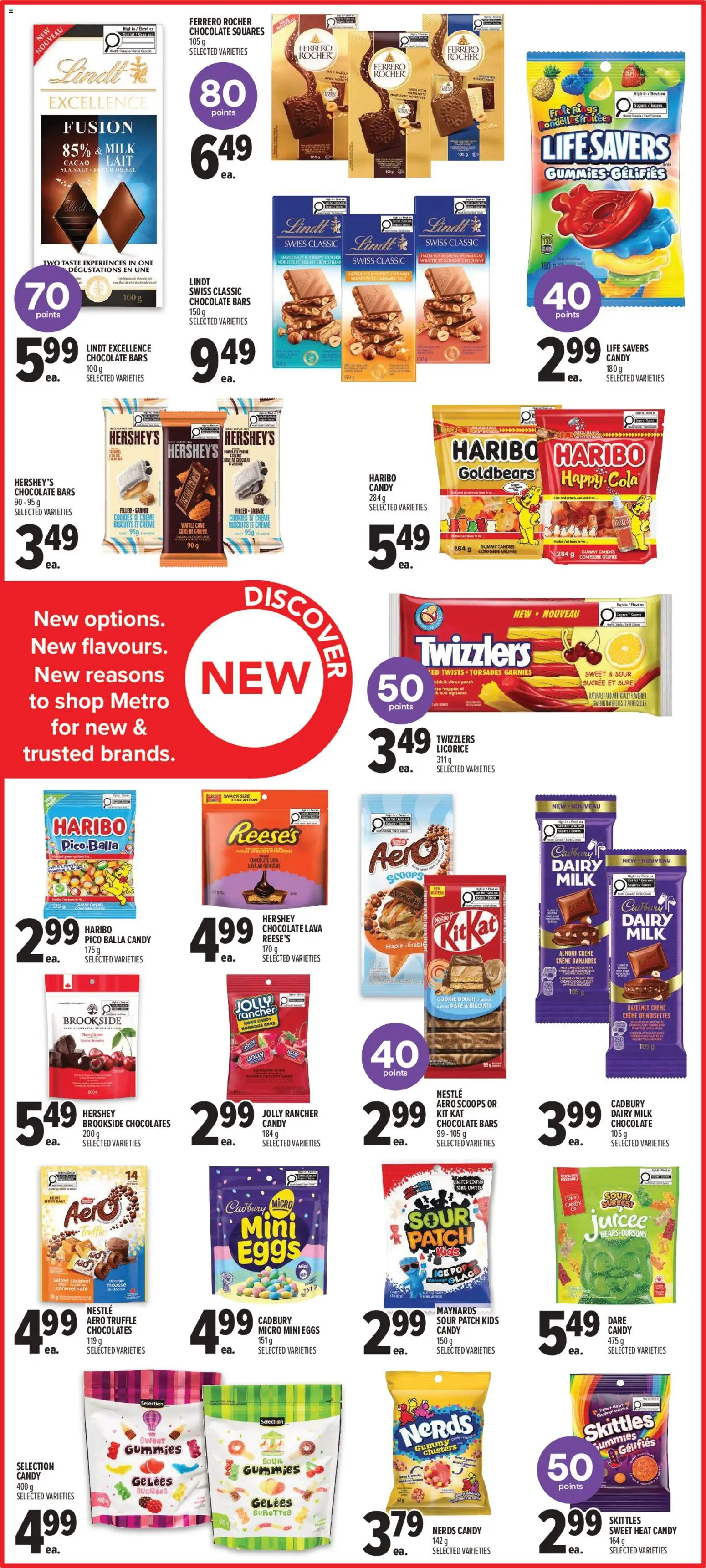 Metro flyer valid from Jun 25, 2026 | Page: 15 | Products: Candies, Milk, Eggs, Chocolate