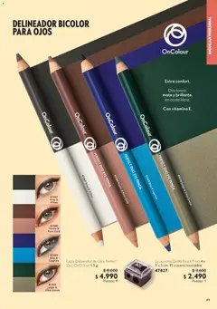 Oriflame Ofertas  válido desde el 18.04.2026 | Página: 49 | Productos: Sacapuntas, Maquillaje, Mate, Delineador de ojos