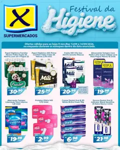 X Supermercados ofertas Festival da Higiene - Pré-Visualização do folheto da loja X Supermercados, válido de 12/09/2026