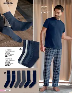 Vista previa de Andrea catálogo Vestir Caballero, nuevo folleto de la tienda, válido en México a partir del 24.05.2026 | Página: 58 | Productos: Pijama