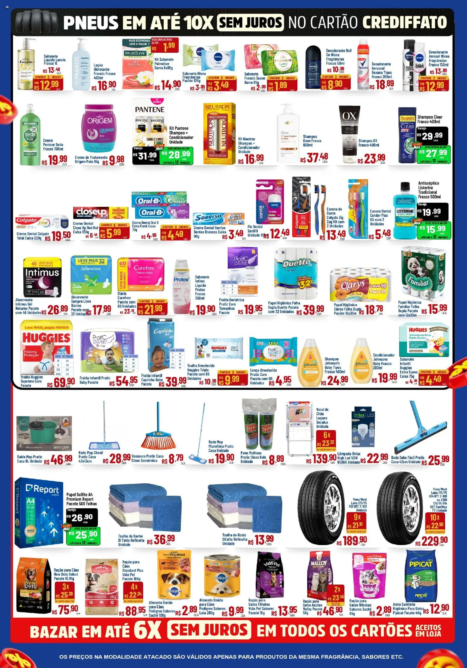 Max Atacadista Folheto - válido de 25/07/2026 | Página: 7 | Produtos: Alimento úmido, Toalha de banho, Lenço umedecido, Rodo