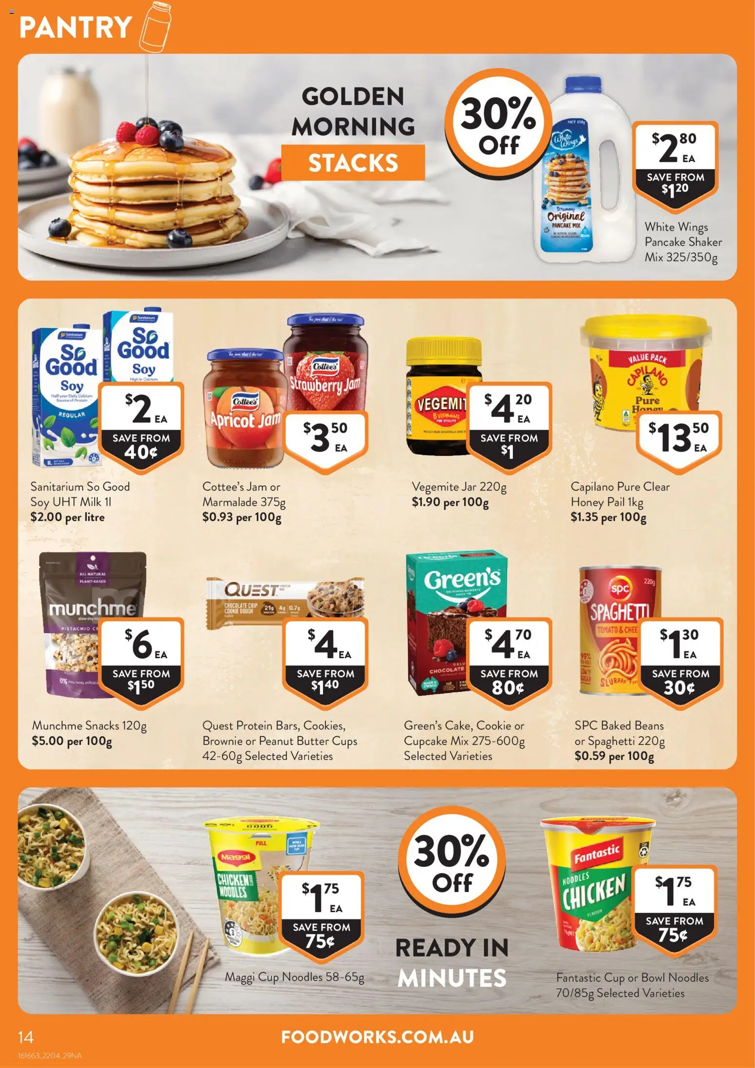 Foodworks catalogue - valid from 22.04.2026 | Page: 14 | Products: Cups, Chocolate, Chicken, Vegemite