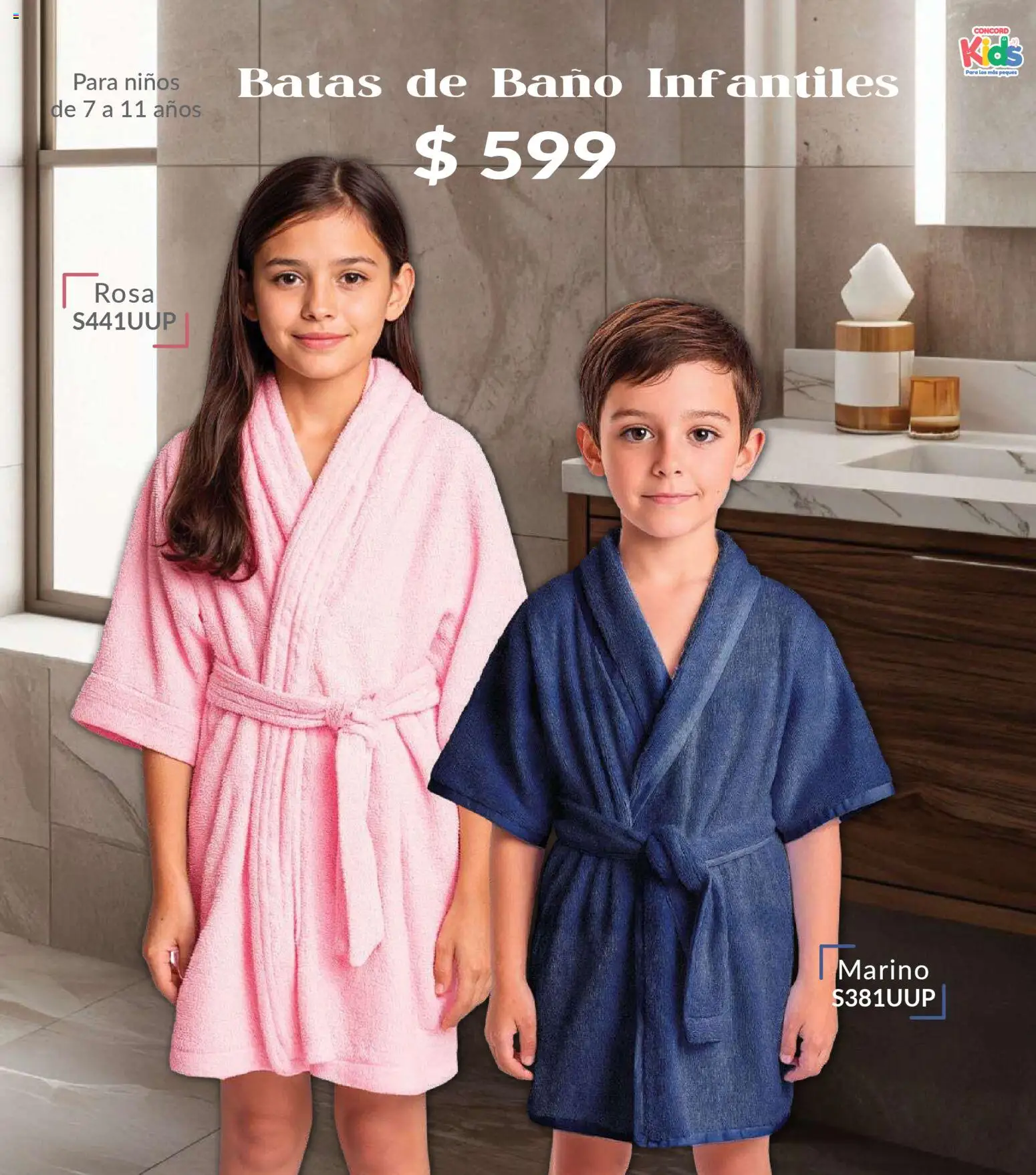 Nuevas ofertas de Colchas Concord válidas en toda la República Mexicana desde el 01/02/2026. ¡Encuentra las mejores ofertas en Colchas Concord catálogo Kids! | Página: 39 | Productos: Baño