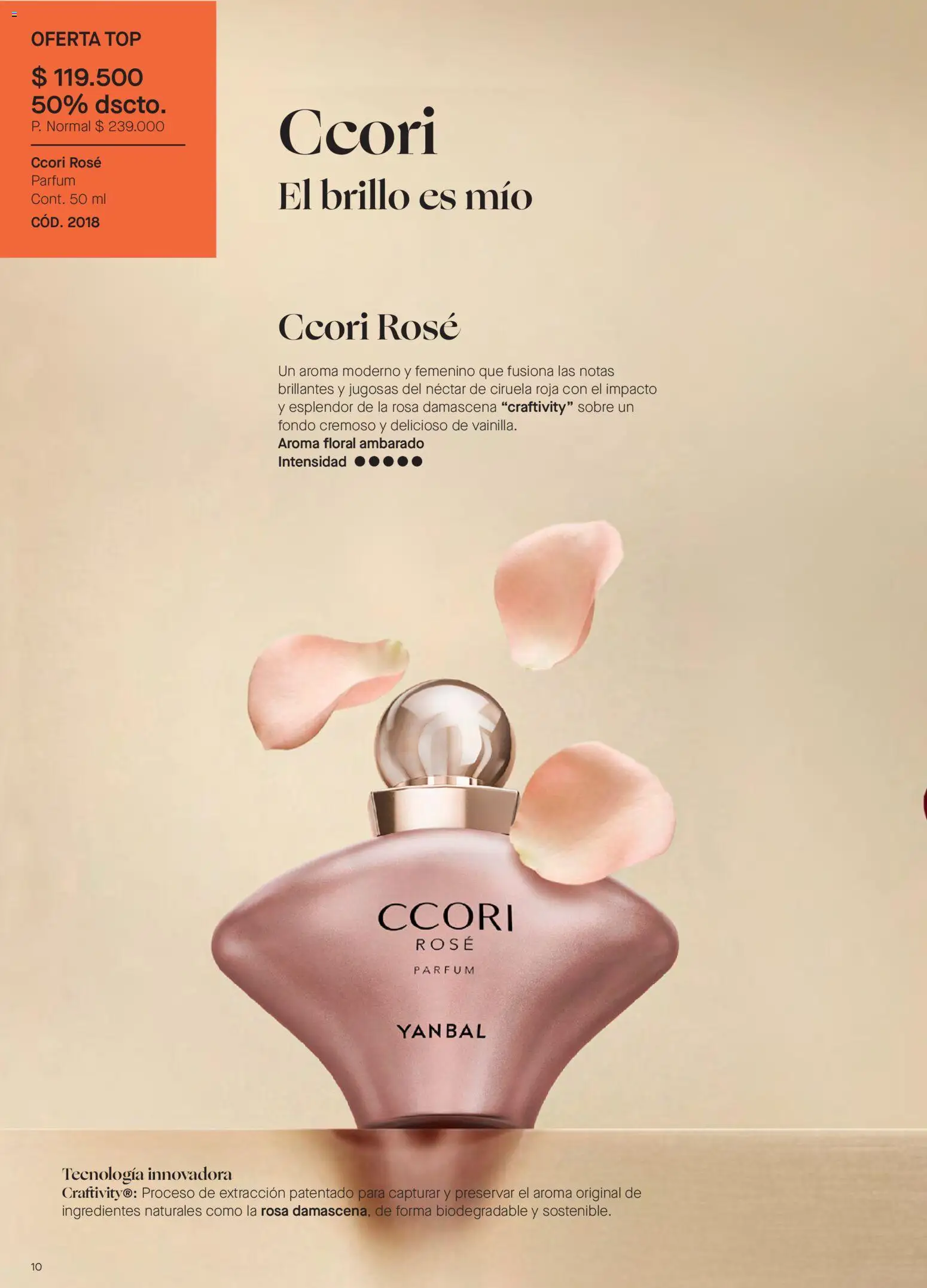 Yanbal revista - valida desde el 18/07/2026 | Página: 10 | Productos: Brillo, Sobre, Top