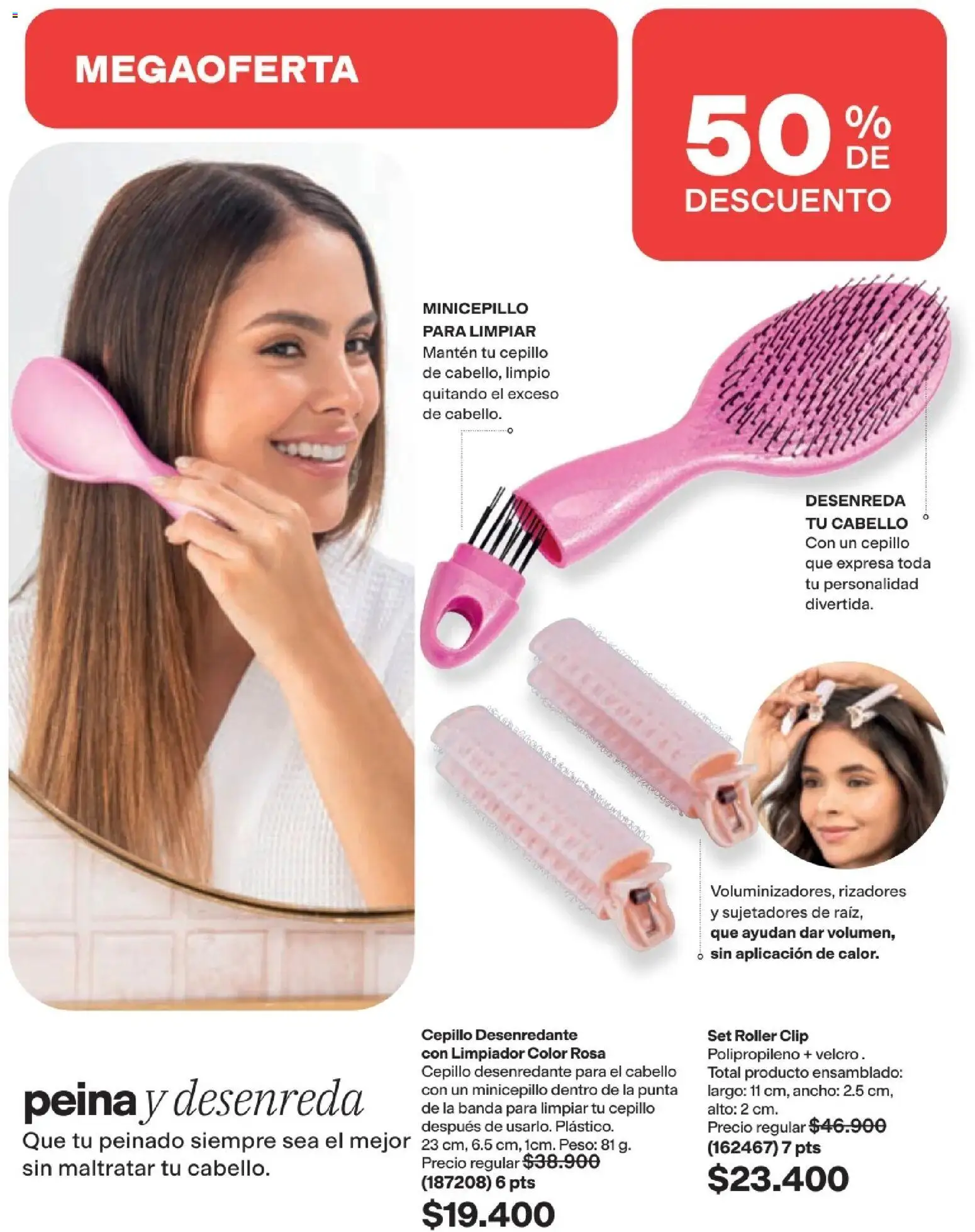 Avon revista - valida desde el 16/08/2026 | Página: 222 | Productos: Peso, Limpiador, Cepillo, Peinado