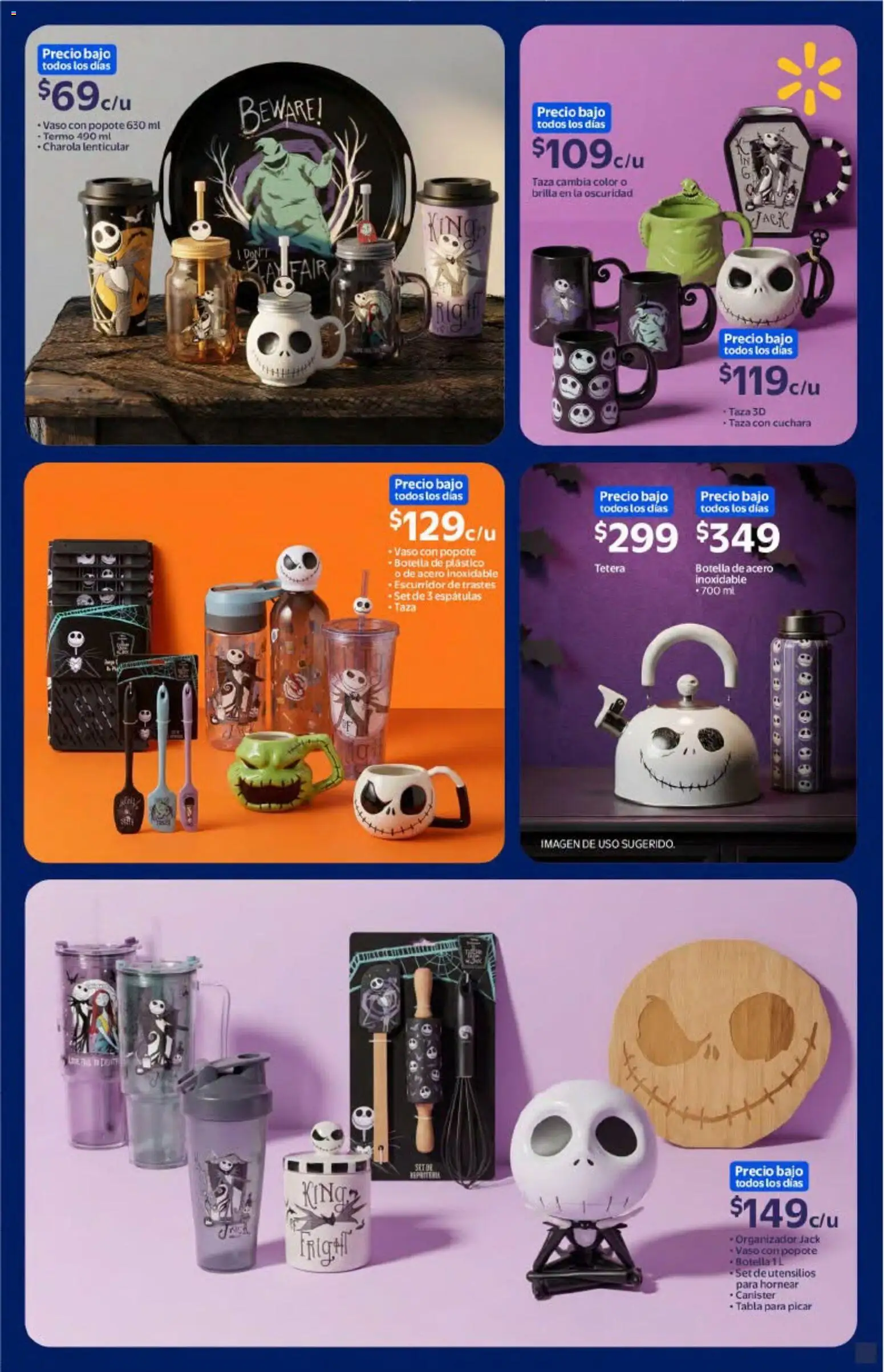 Nuevas ofertas de Walmart válidas en toda la República Mexicana desde el 01/10/2026. ¡Encuentra las mejores ofertas en Walmart folleto Halloween! | Página: 10