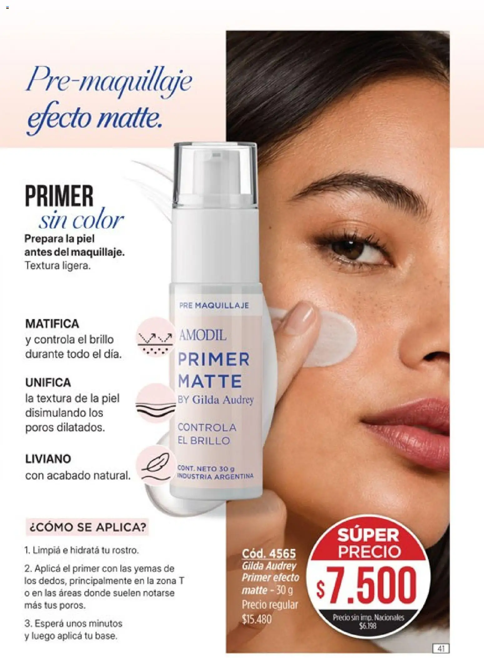 Catálogo Amodil Campaña 14 │ válido desde el 07/08/2026 | Página: 41 | Productos: Maquillaje, Brillo