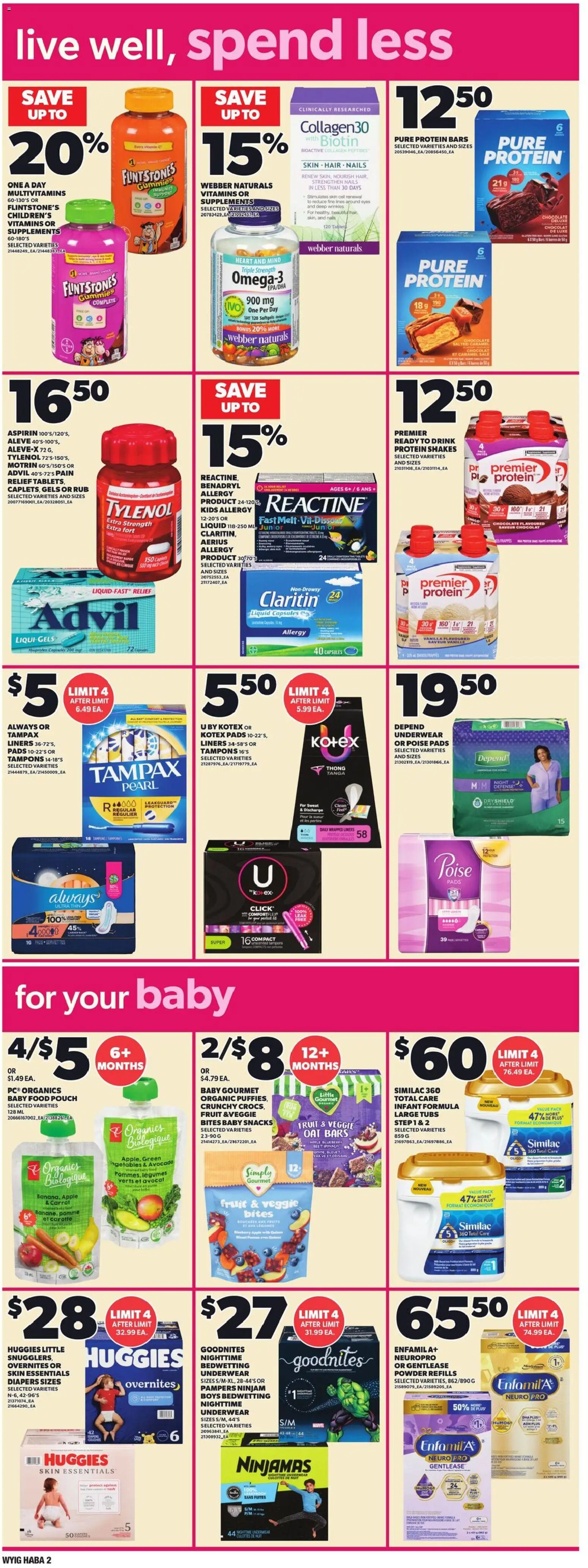 Independent Grocer flyer valid from 21.05.2026 | Page: 12 | Products: Tablet, Powder, Chocolate, Underwear