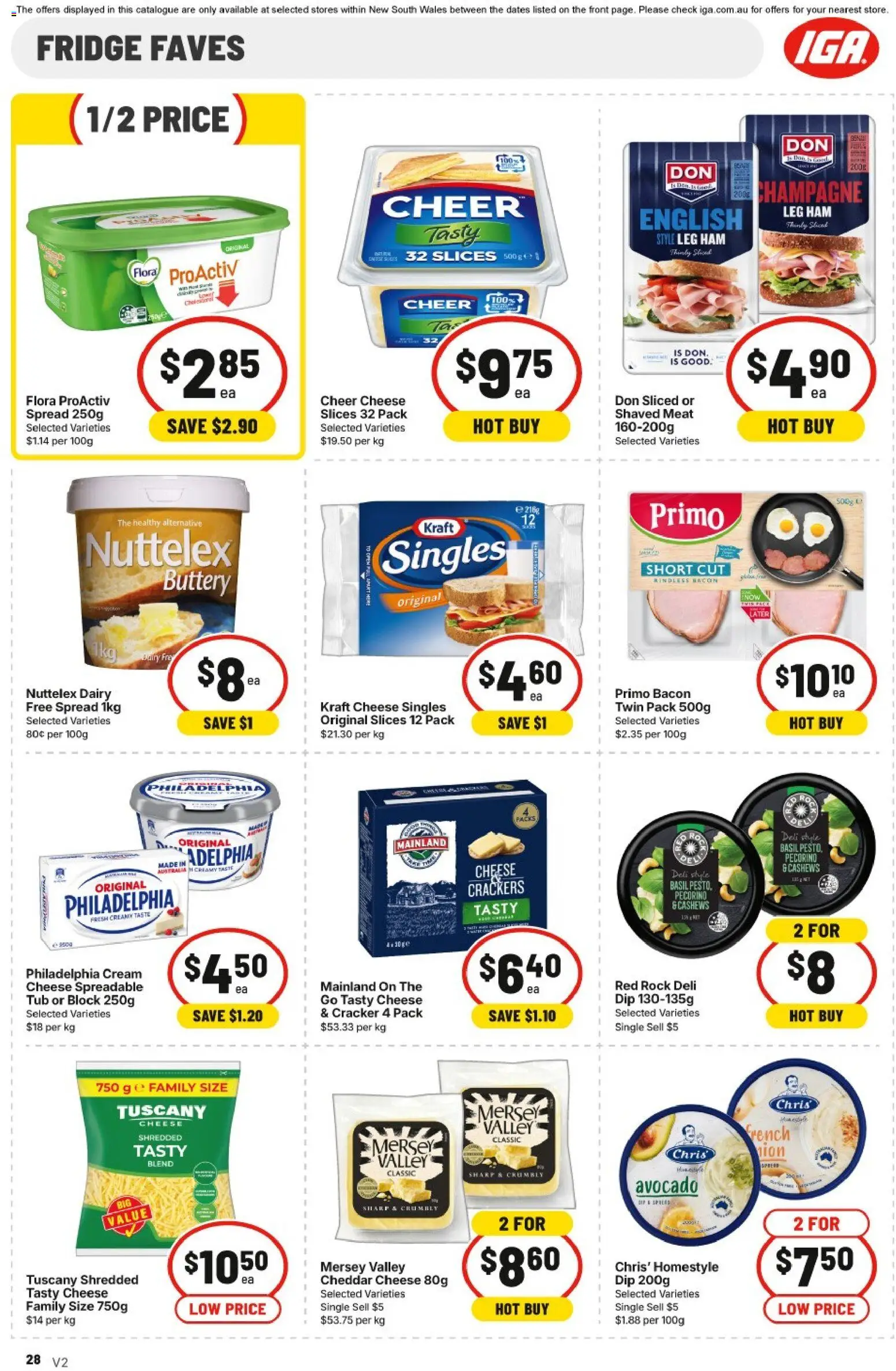 IGA catalogue - valid from 08/07/2026 | Page: 26 | Products: Bacon, Crackers, Ham, Meat