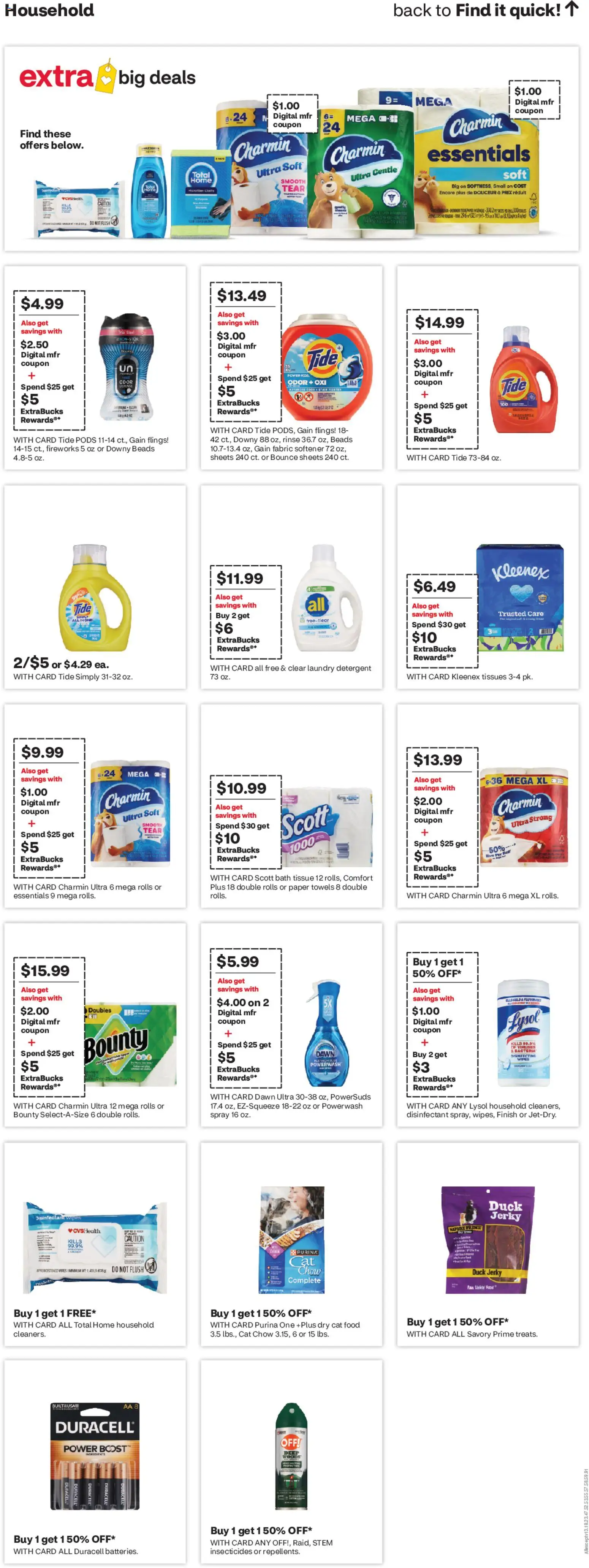 CVS Pharmacy Weekly Ad - valid from 08/30/2026 | Page: 17 | Products: Bath, Cat Food, Jerky, Laundry detergent