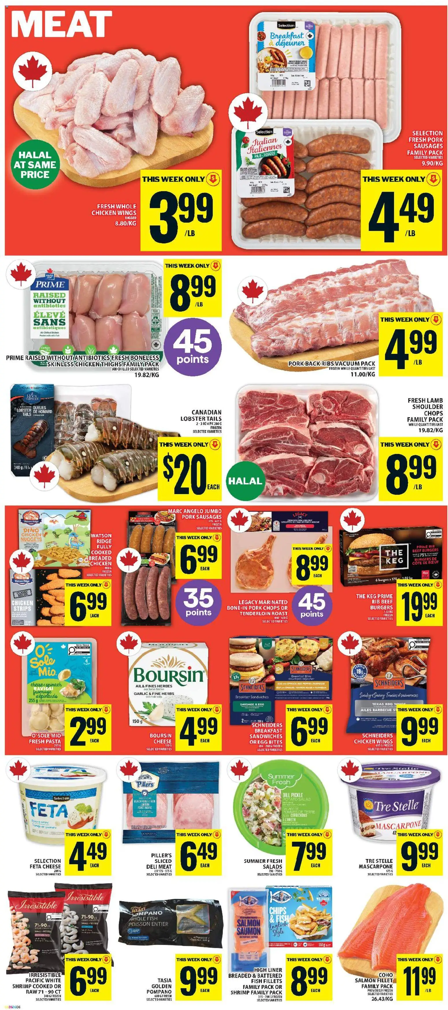 Food Basics flyer valid from 18.06.2026 | Page: 7 | Products: Pasta, Chips, Ridge, Cheese