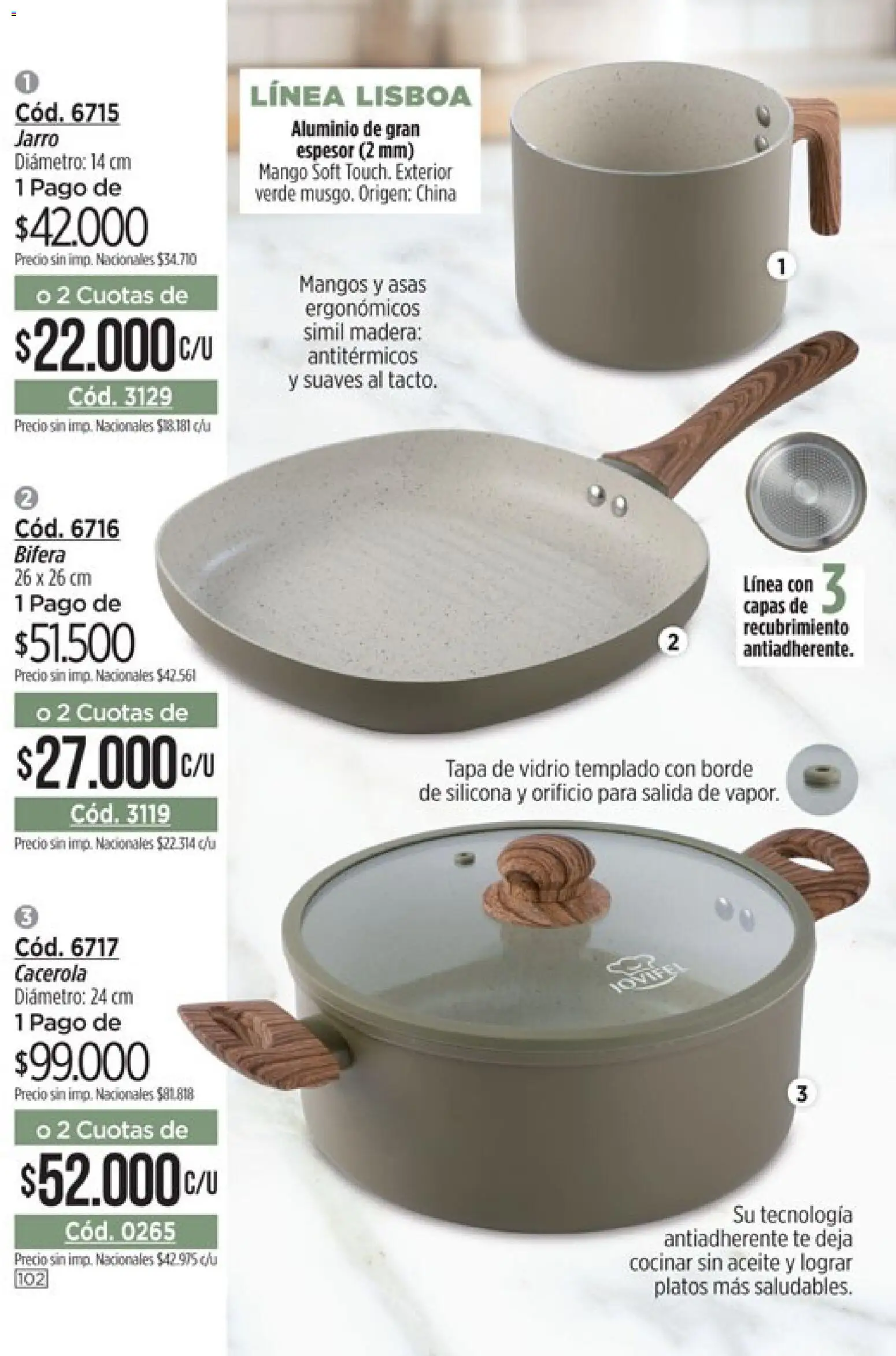 Catálogo Amodil Campaña 9 │ válido desde el 05.05.2026 | Página: 102 | Productos: Bifera, Aceite, Mango, Té
