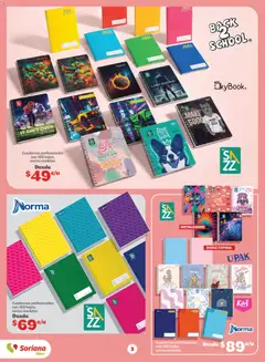 Vista previa de Soriana Regresa a clases ¡Bien listo! Híper Nacional, nuevo folleto de la tienda, válido en México a partir del 13/08/2026 | Página: 3 | Productos: Cuadernos