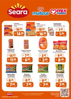 Mateus ofertas Seara - Pré-Visualização do folheto da loja Mateus, válido de 05/10/2026