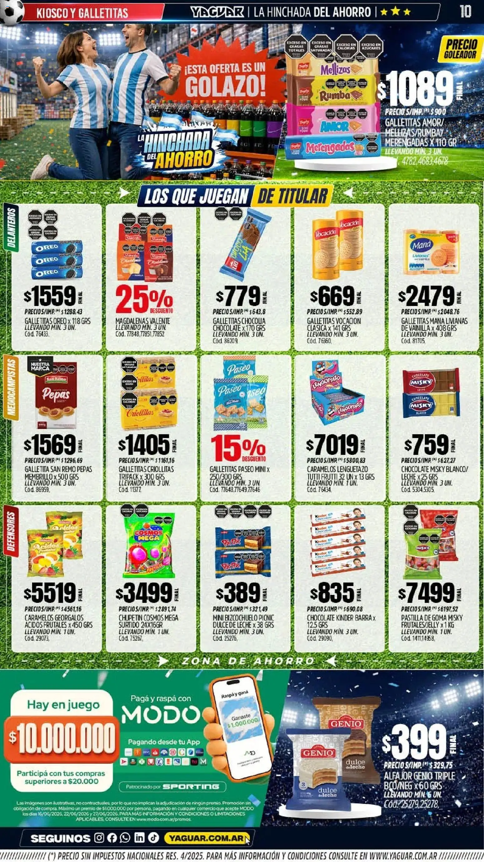 Yaguar - Oferta Semanal Mendoza │ válido desde el 22/06/2026 | Página: 9