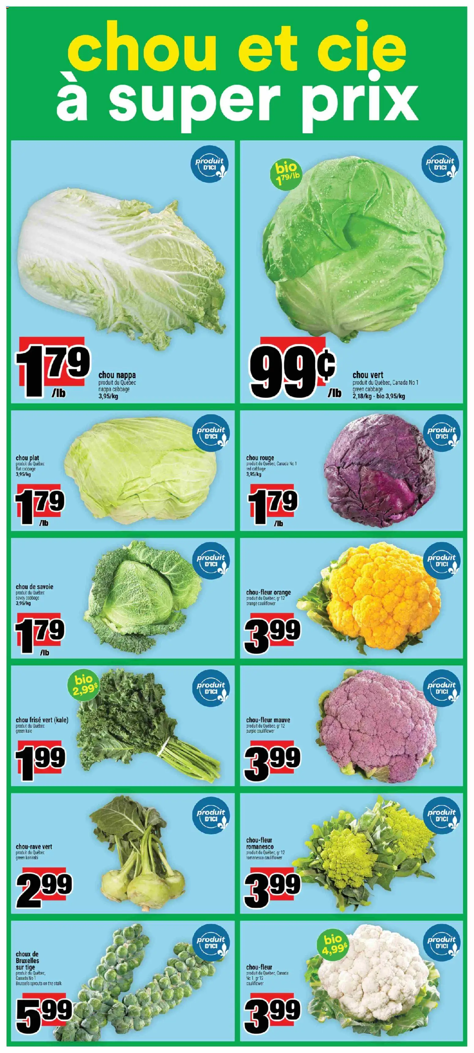 Super C flyer valid from Sep 24, 2026 | Page: 6 | Products: Cabbage, Kale, Cauliflower, Kohlrabi