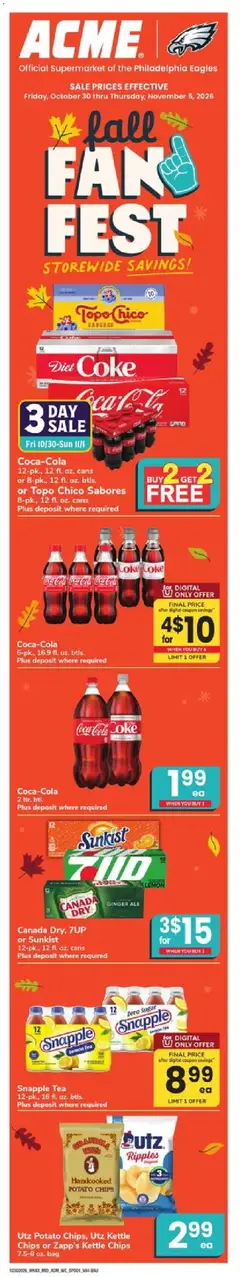 Preview of Acme weekly ads valid from 10/30/2026