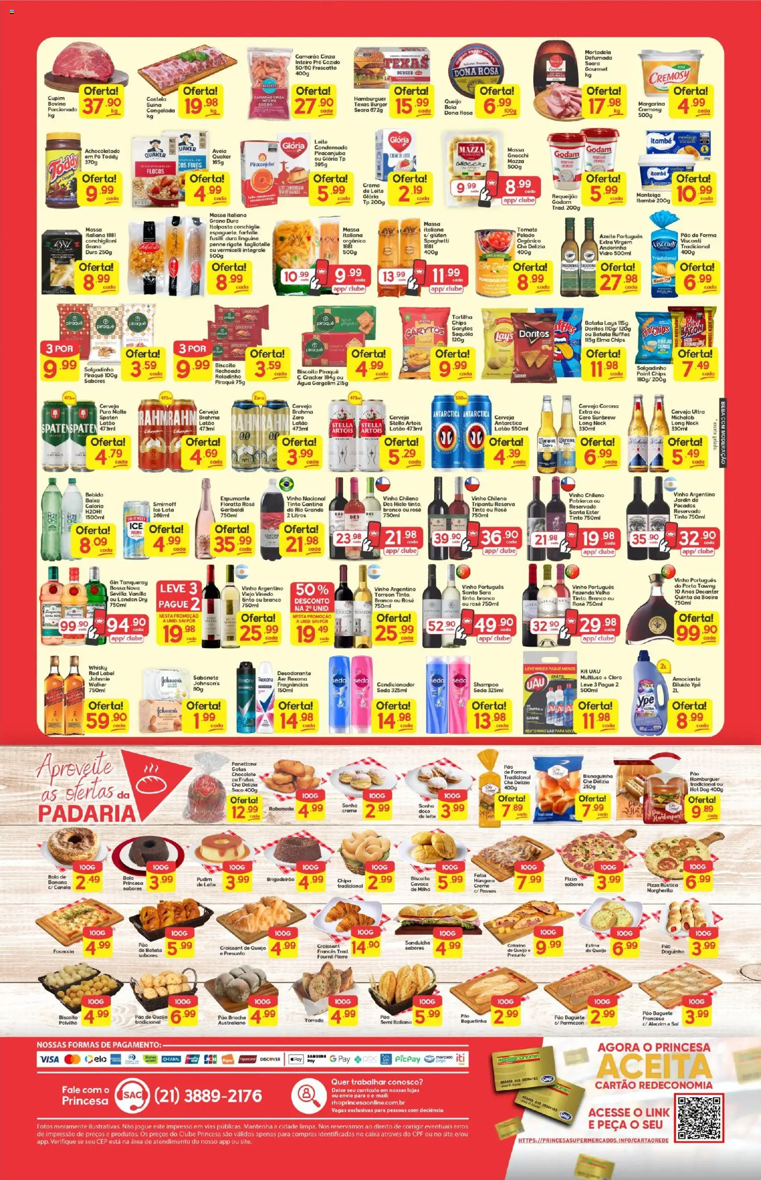 Princesa Folheto - válido de 17/09/2026 | Página: 2 | Produtos: Chocolate, Água, Sabonete, Croissant