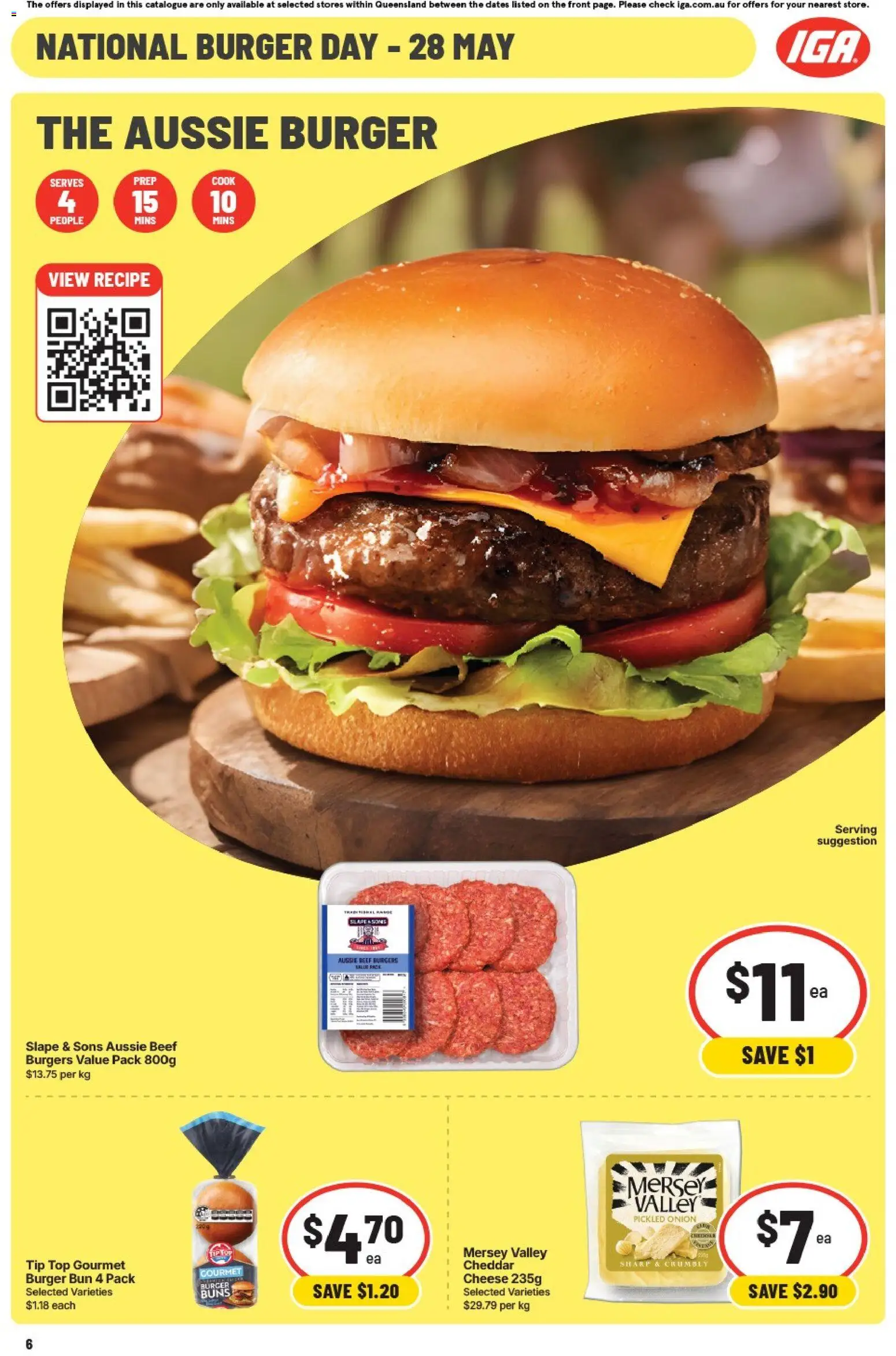 IGA catalogue - valid from 27.05.2026 | Page: 6 | Products: Cheese, Beef