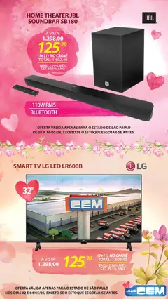 Lojas Cem - Ofertas atuais - Pré-Visualização do folheto da loja Lojas Cem, válido de 02.05.2026 | Página: 42 | Produtos: smart TV, Soundbar, Tv, Carne